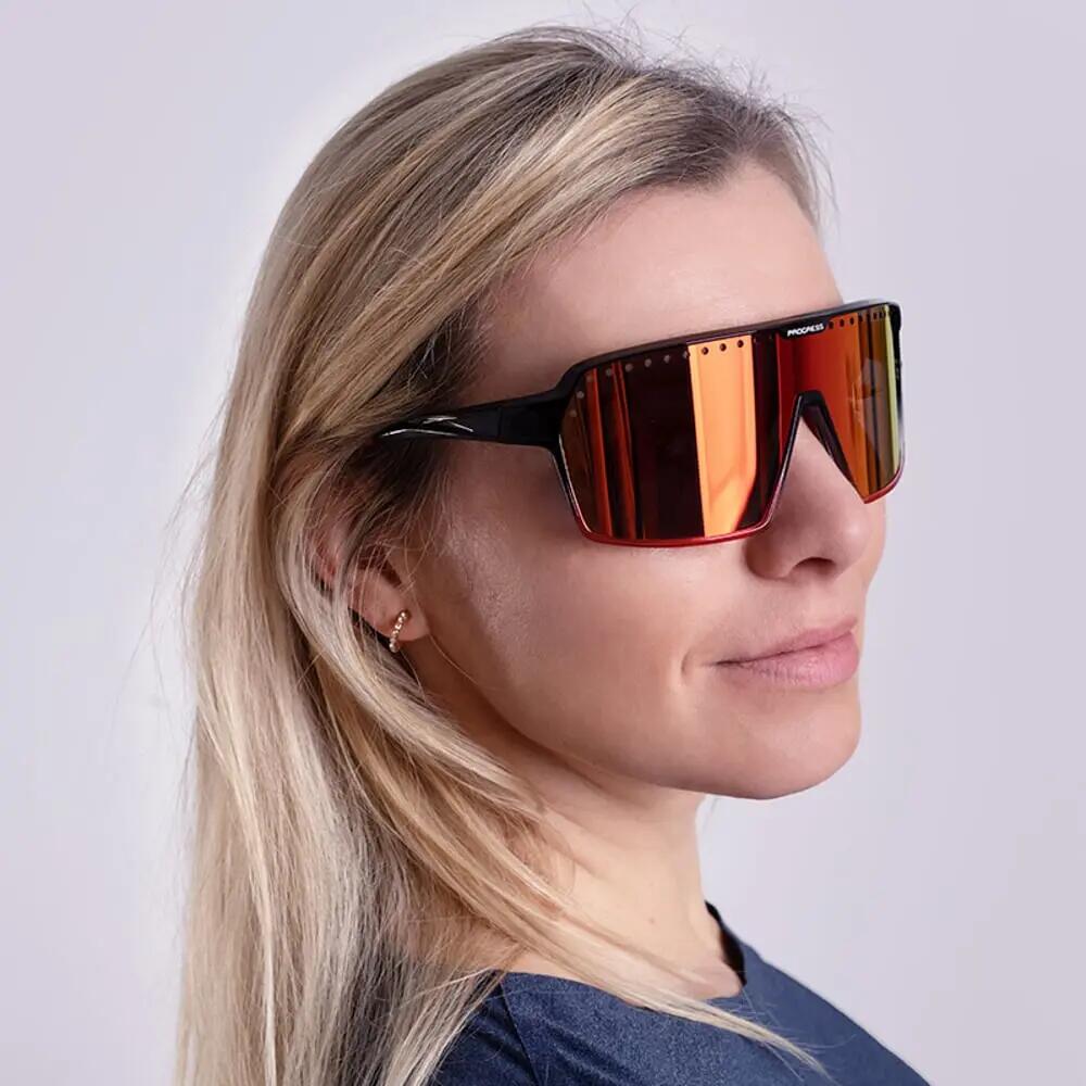 Sportovní sluneční brýle ENDURO RED-R BLK/RED 5/5