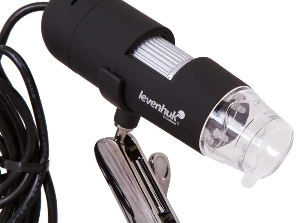 Microscopio digital USB Levenhuk DTX 30 - Cámara 2 Mpx, Aumento 20–230x, Negro 6/6