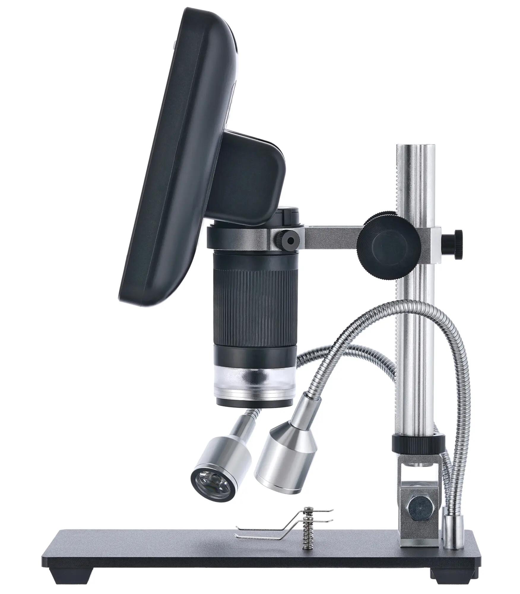 Microscope numérique d'inspection - télécommandé, 7'' LCD, 3–200× - noir 6/6