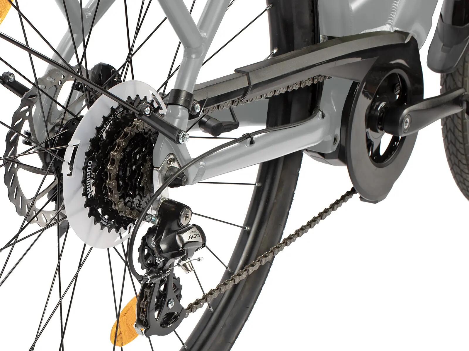 Villette le Midi elektrische fiets middenmotor 13Ah celtic grey 5/5