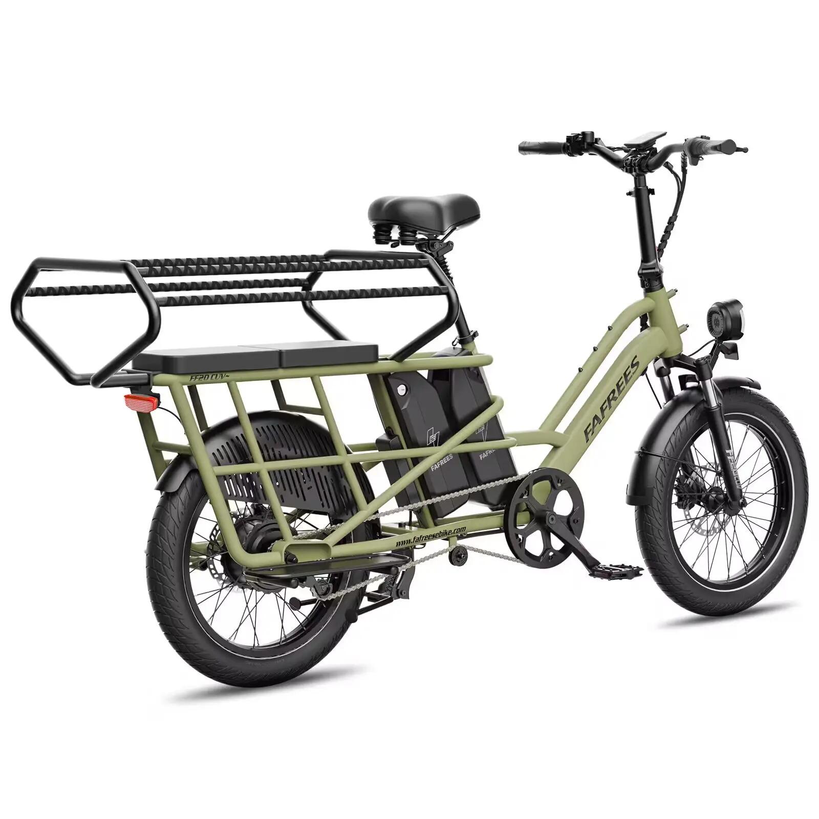Cargo EBike FF20 CUV Batterie Doppie 15Ah 170 km Fat Gomme sedile posteriore 2/7