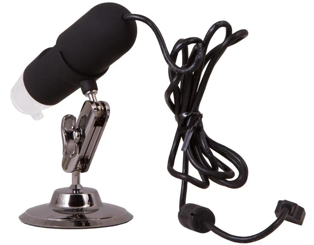Microscopio digital USB Levenhuk DTX 30 - Cámara 2 Mpx, Aumento 20–230x, Negro 5/6
