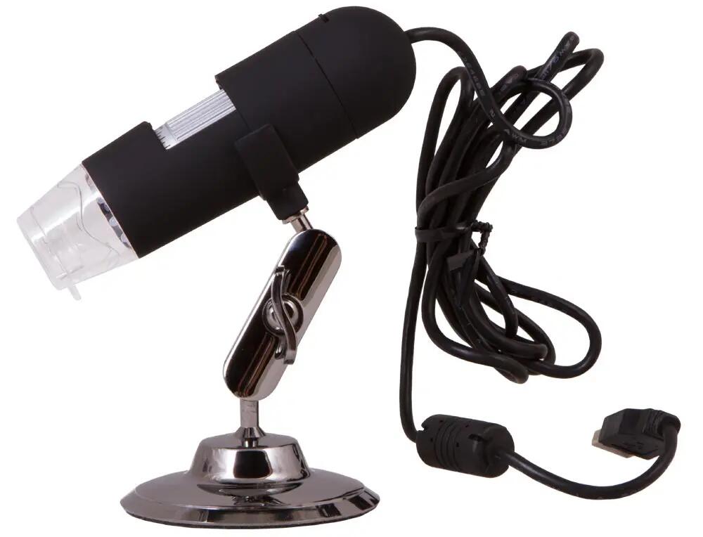 Microscopio digital USB Levenhuk DTX 30 - Cámara 2 Mpx, Aumento 20–230x, Negro 4/6