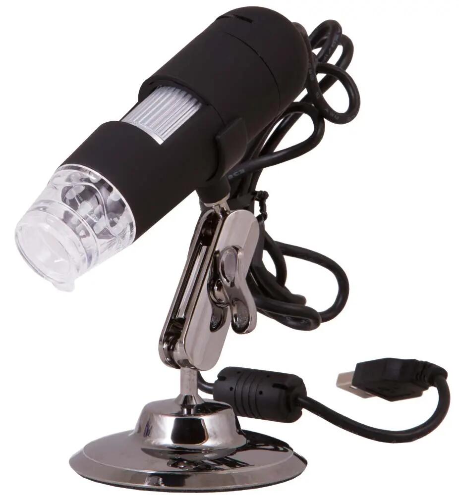 Microscopio digital USB Levenhuk DTX 30 - Cámara 2 Mpx, Aumento 20–230x, Negro 3/6