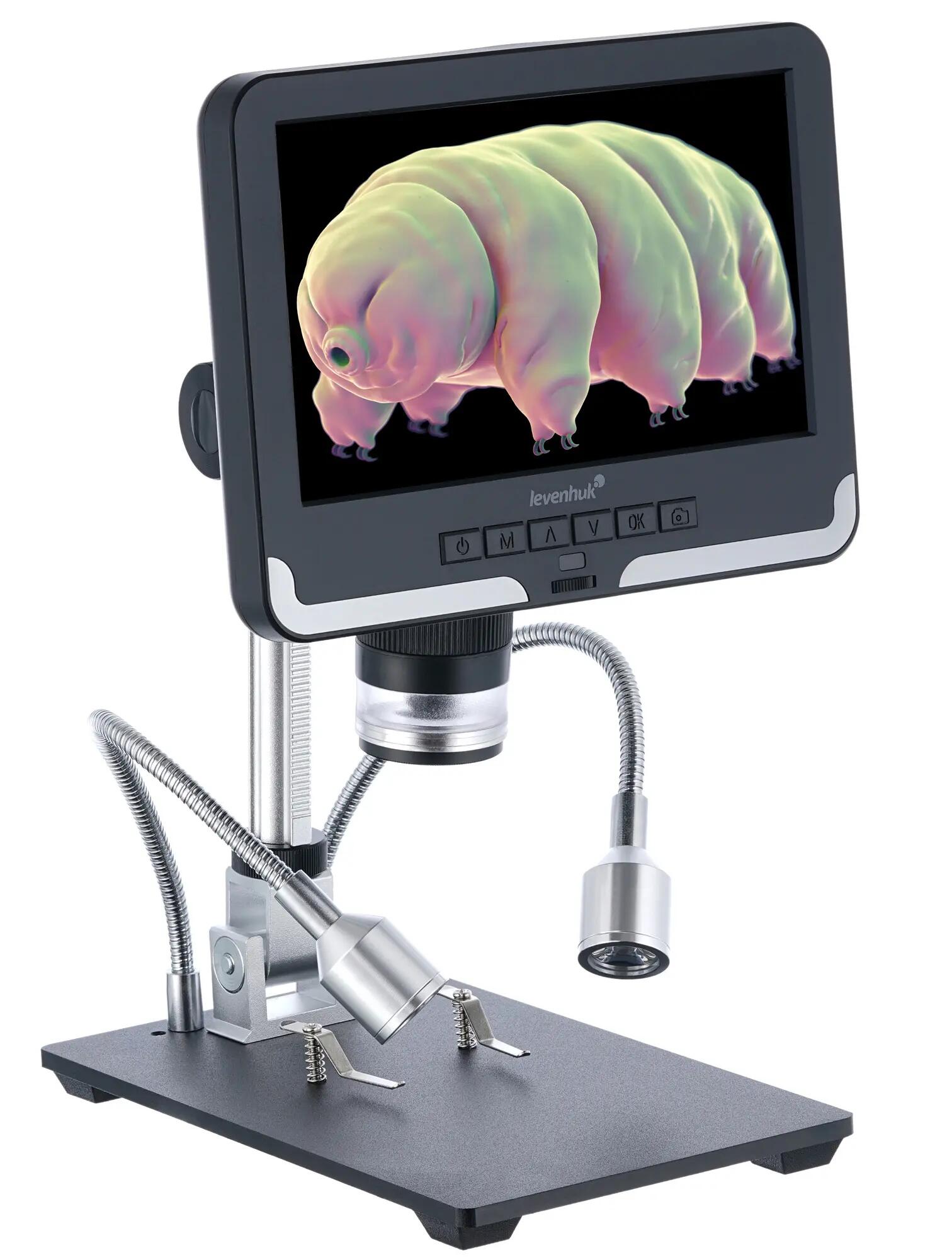 Microscope numérique d'inspection - télécommandé, 7'' LCD, 3–200× - noir 4/6