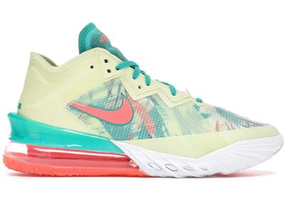 scarpe - basket - uomo - basse ammortizzate - LeBron 18 Low - bianco/limone