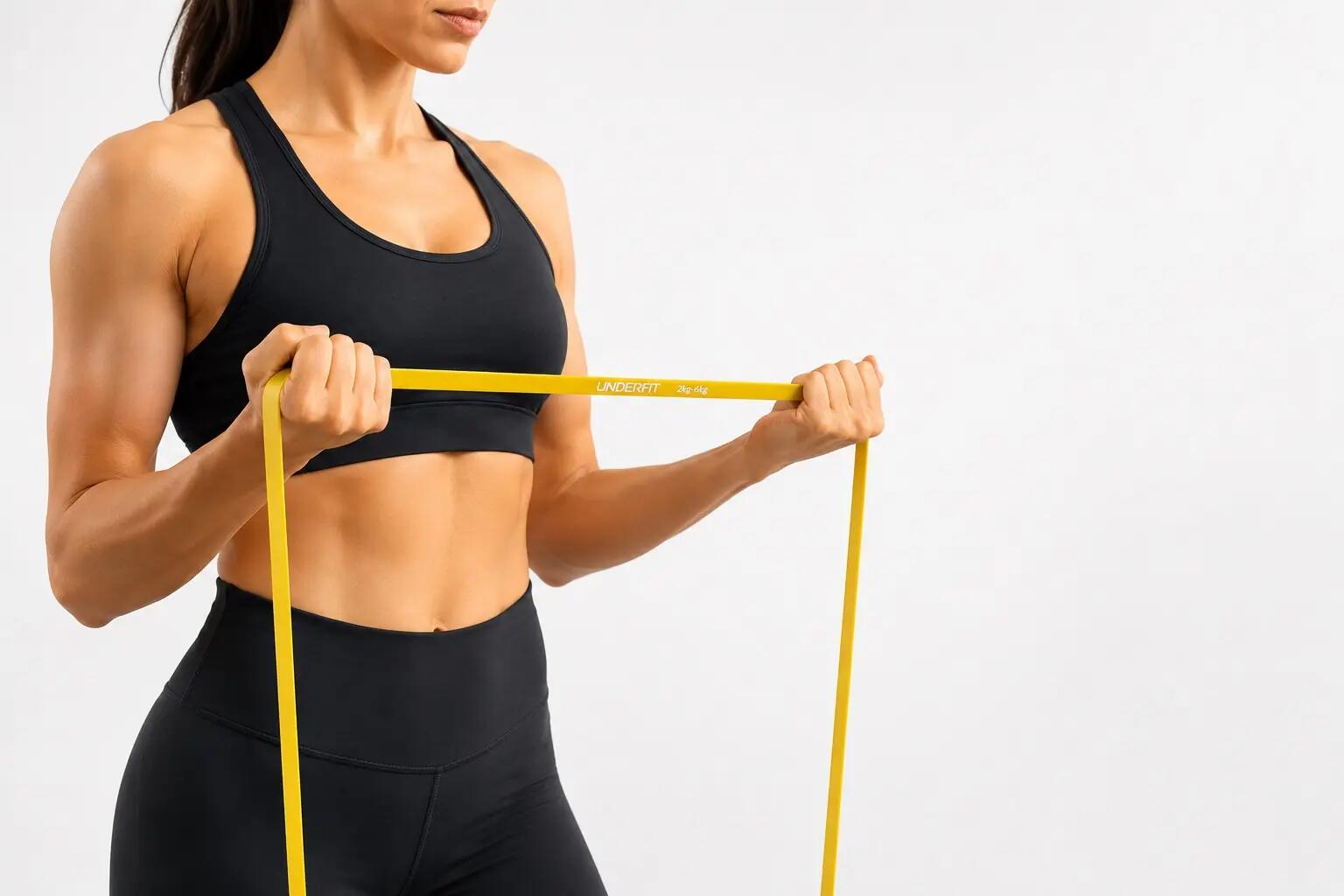 Guma do podciągania UNDERFIT Power Band Żółta 2-6 kg 6/7