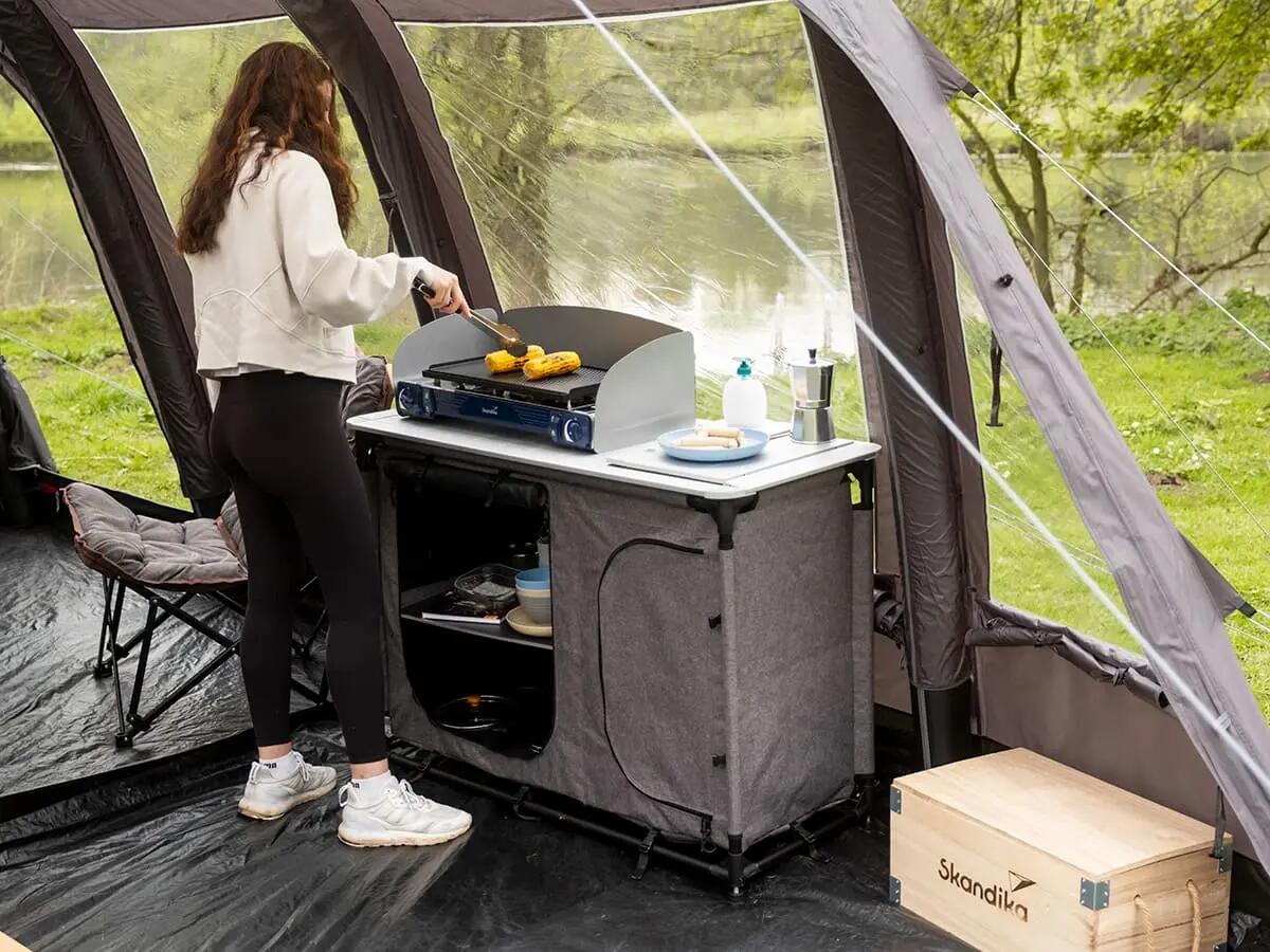 Recondicionado - Tenda de campismo de ar - Timola 6 Air Sleeper Protect XL 7/15