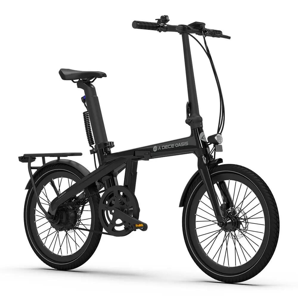 Air Carbon skládací elektrokolo, řemenový pohon, motor Bafang, GPS 2/6
