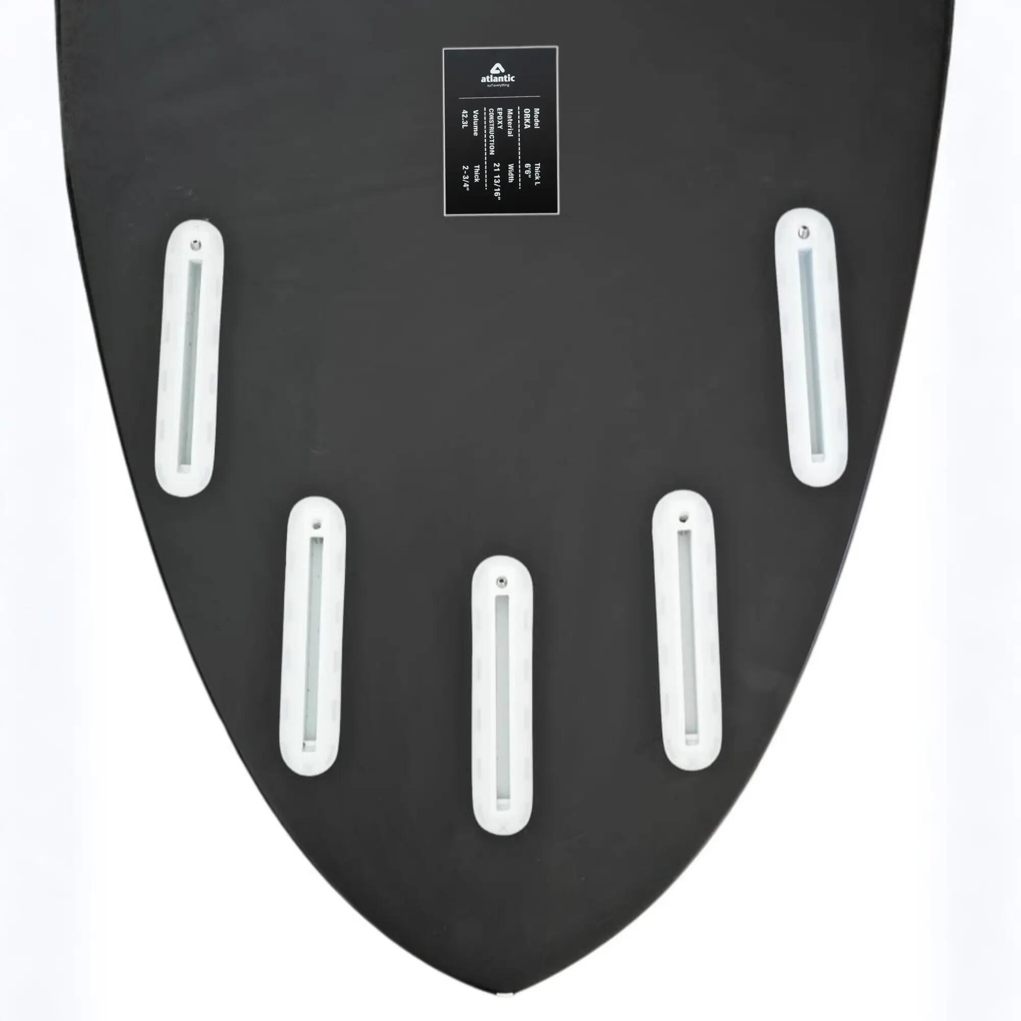 Epoxy Surfplank - Orka - 6'6 x 21 13/16" x 2 3/4" - 43L 3/5