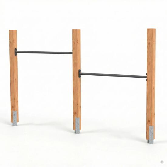EXIT Linea Robust 110 Doppel-Holz-Reckstange
