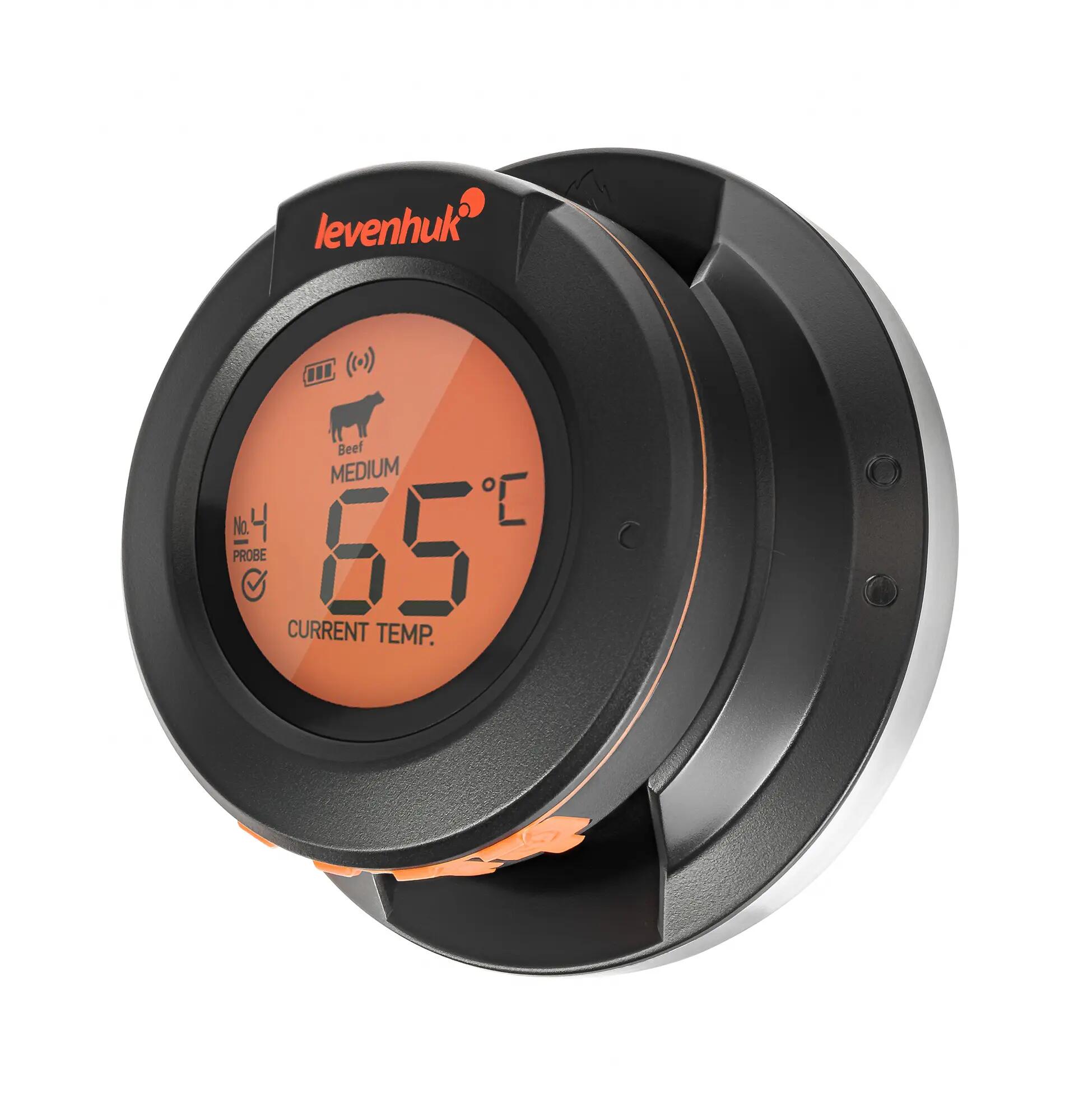 Termometro barbecue Bluetooth, 2 sonde - Wezzer Grill BT40 5/6