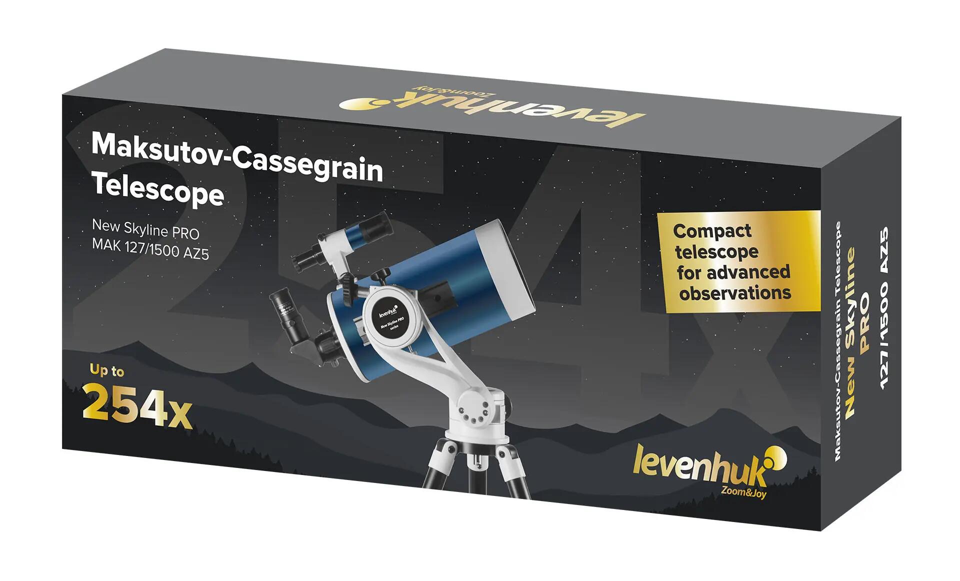 Telescopio - Maksutov compacto para planetas MAK 127/1500 - Negro 2/2