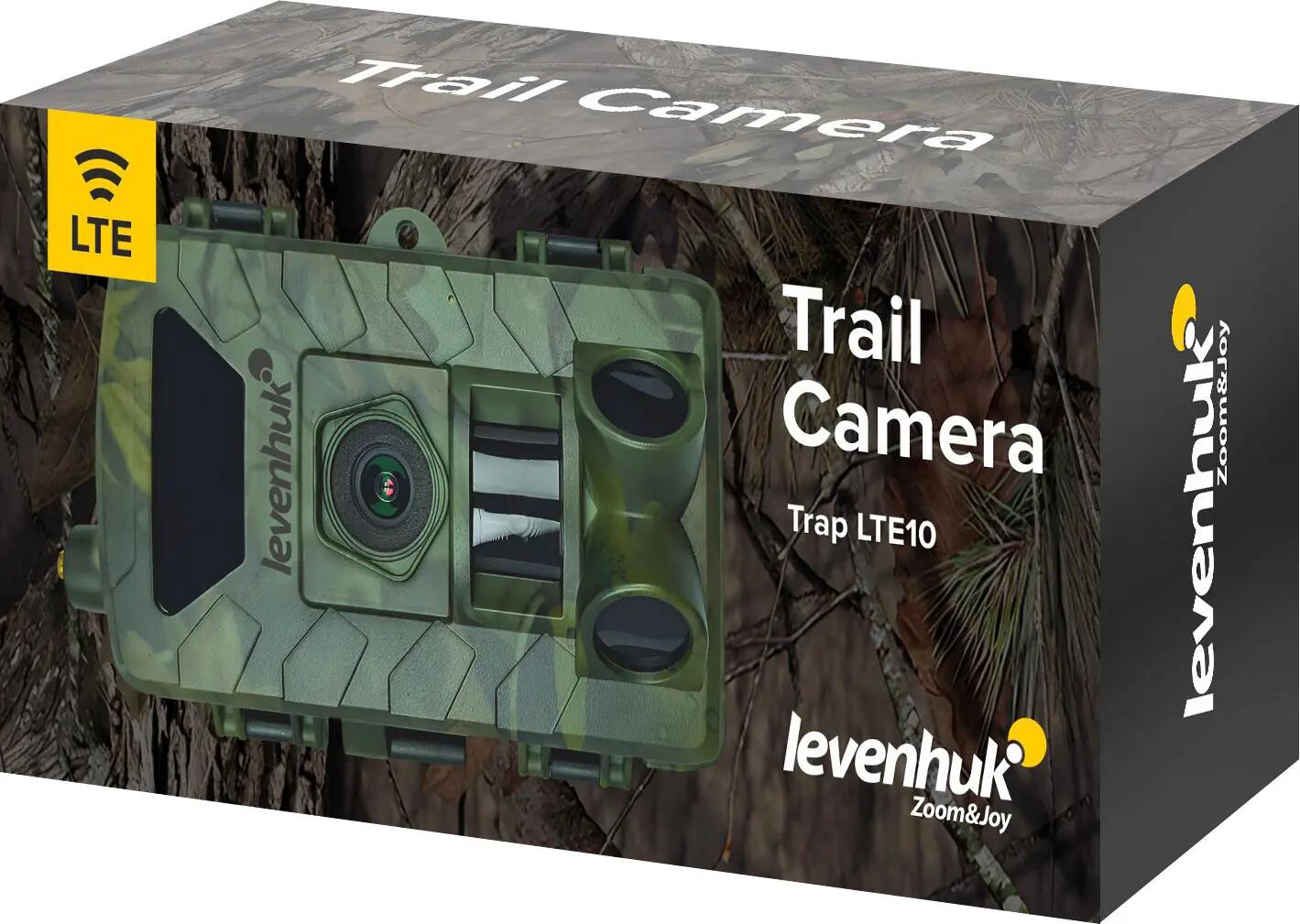 fototrappola - outdoor - levenhuk trap lte10 - 60mp 1296p - zwart 2/5