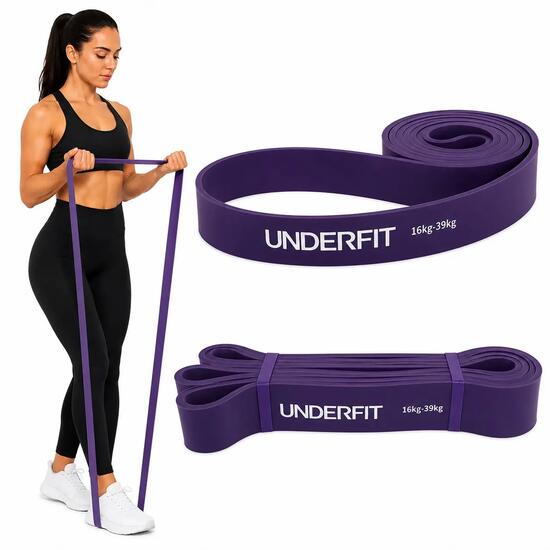 Guma do podciągania UNDERFIT Power Band Fioletowa 16-39 kg