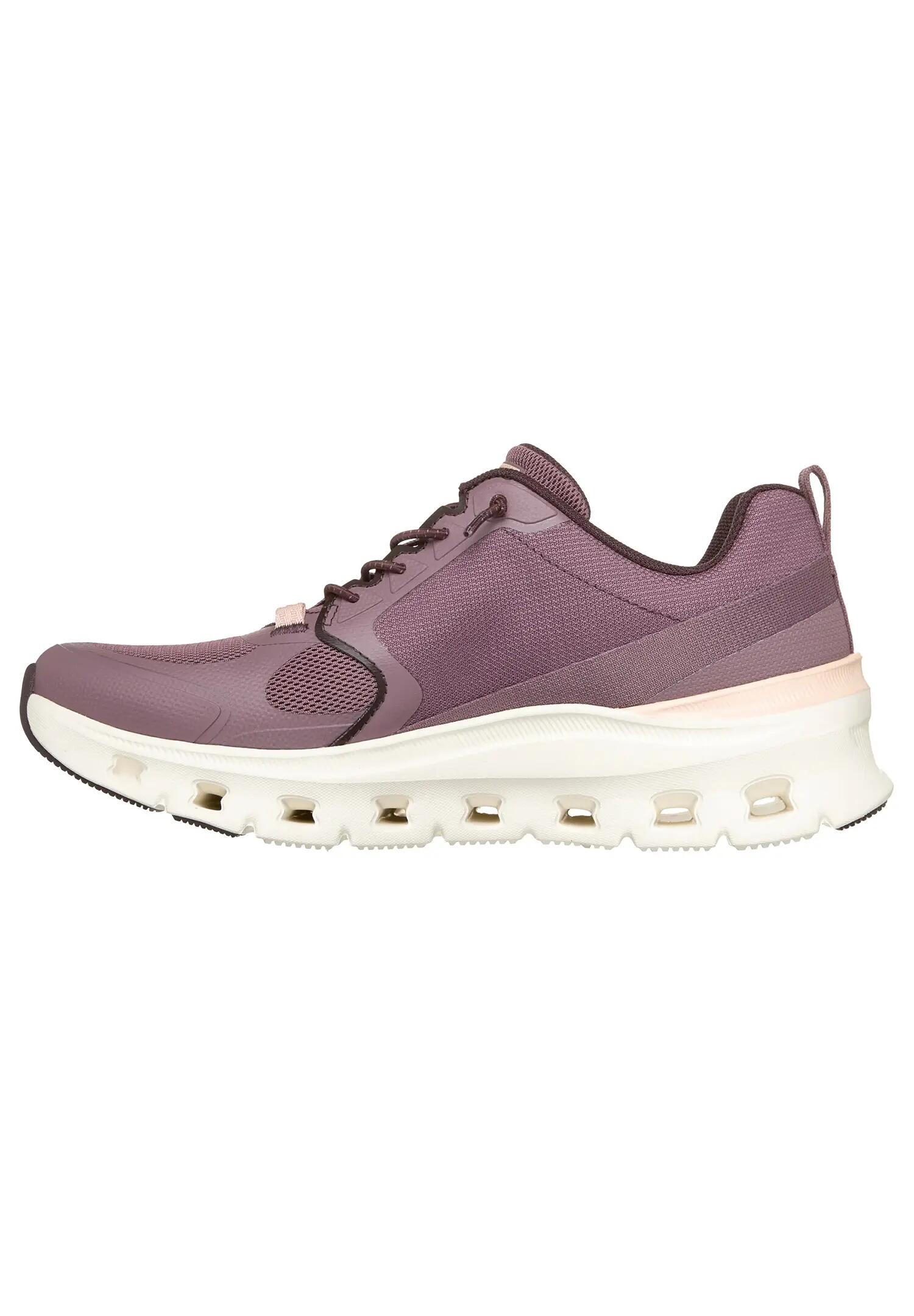 Skechers Damen Glide Step Pro Cool Drift Slip Ins Sneaker Plum 4/4