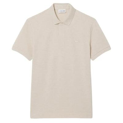 Heren paris edition polo shirt katoenpique beige ii