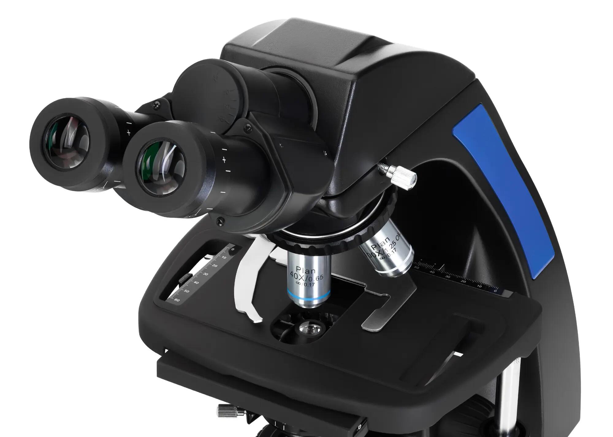 Microscopio biologico binoculare - 40–1000× - LEVENHUK 850B - nero 6/6