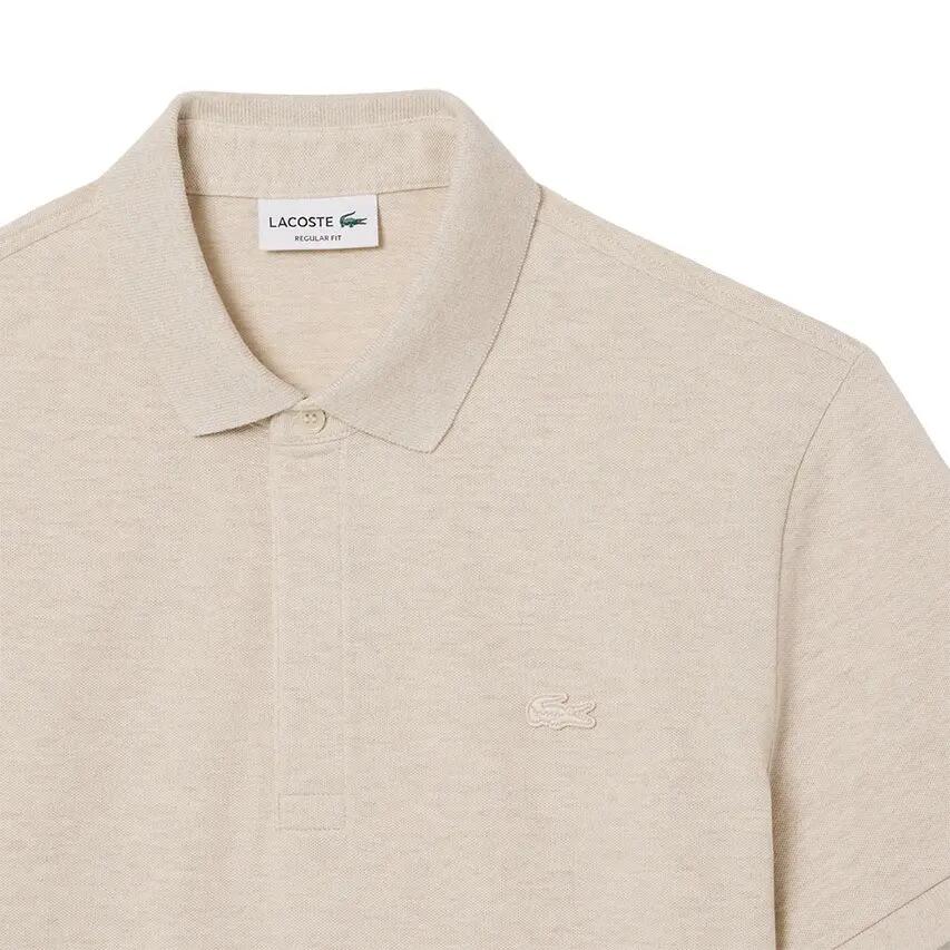Heren Paris Edition Polo Shirt Katoenpique Beige II 5/7