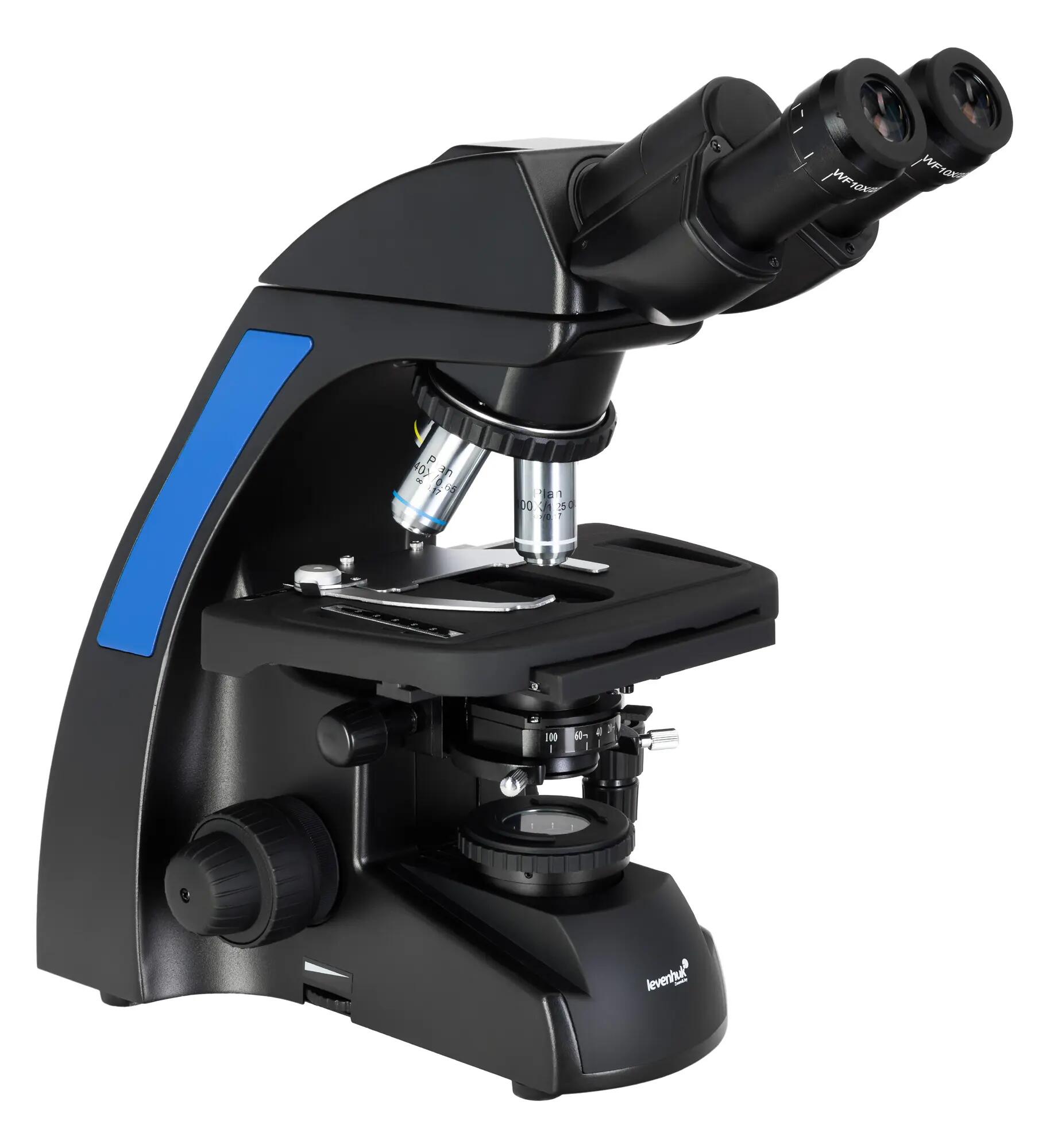 Microscopio biologico binoculare - 40–1000× - LEVENHUK 850B - nero 3/6