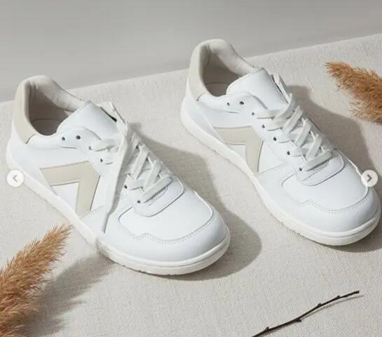 Zapatillas barefoot blanco-latte_37