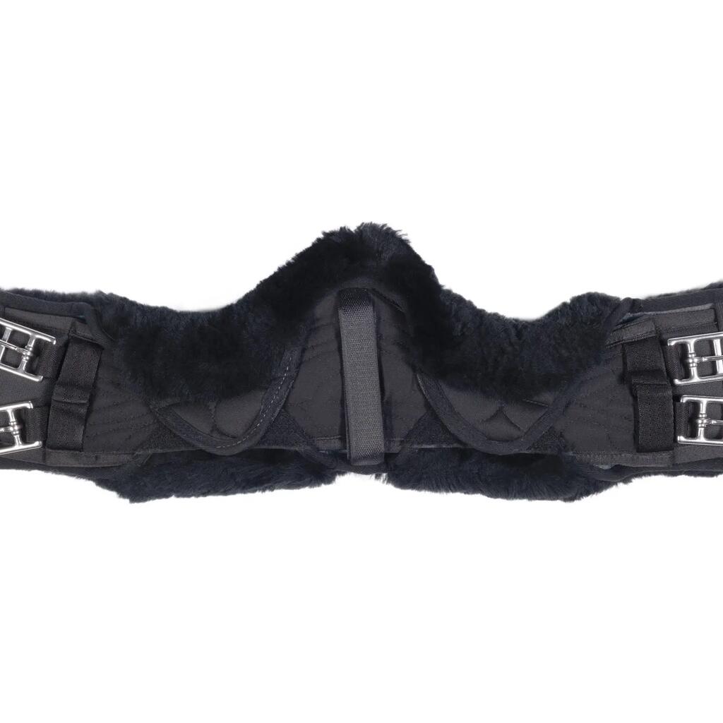 Sheepskin girth for horse HKM