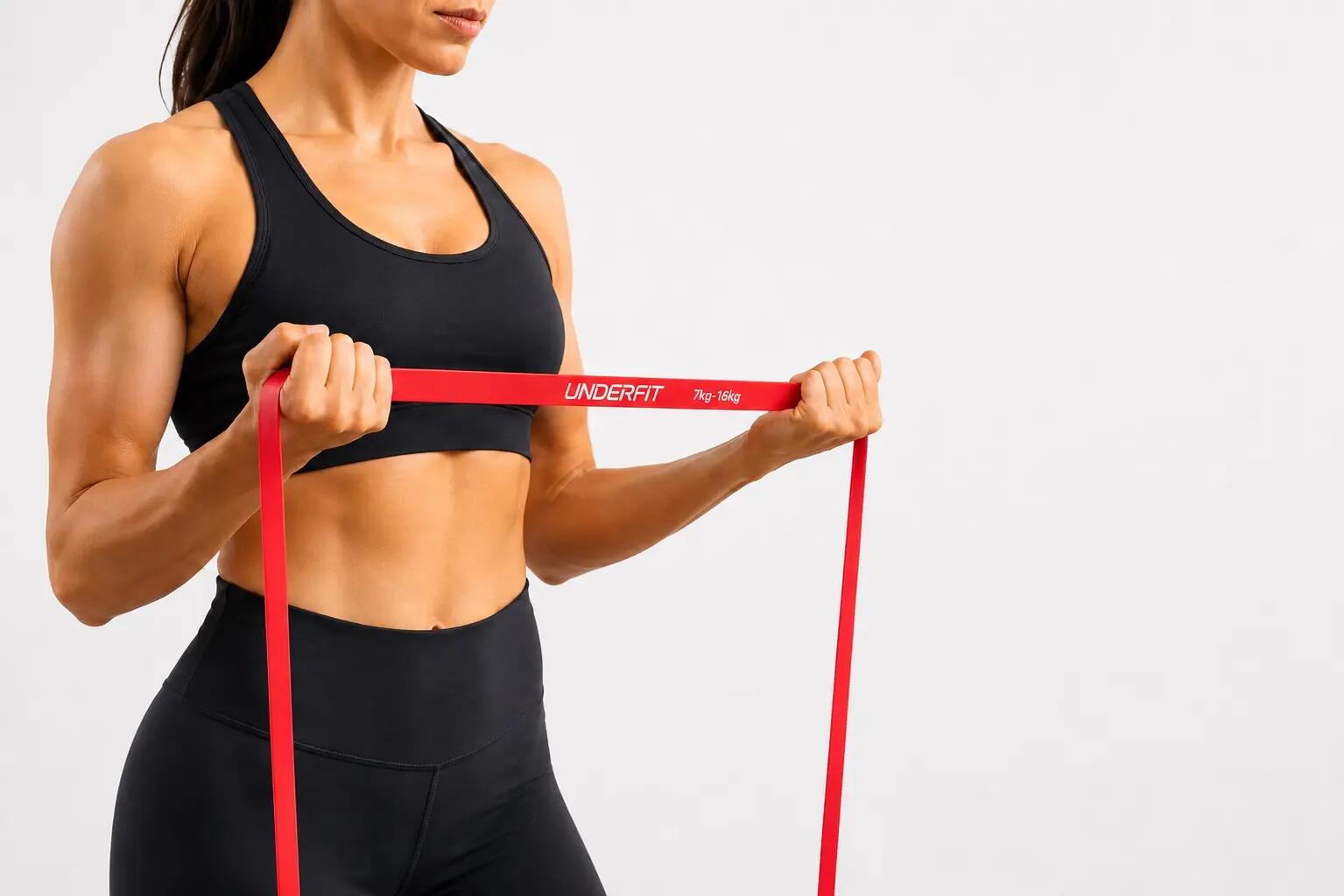 Guma do podciągania UNDERFIT Power Band Czerwona 7-16 kg 6/7