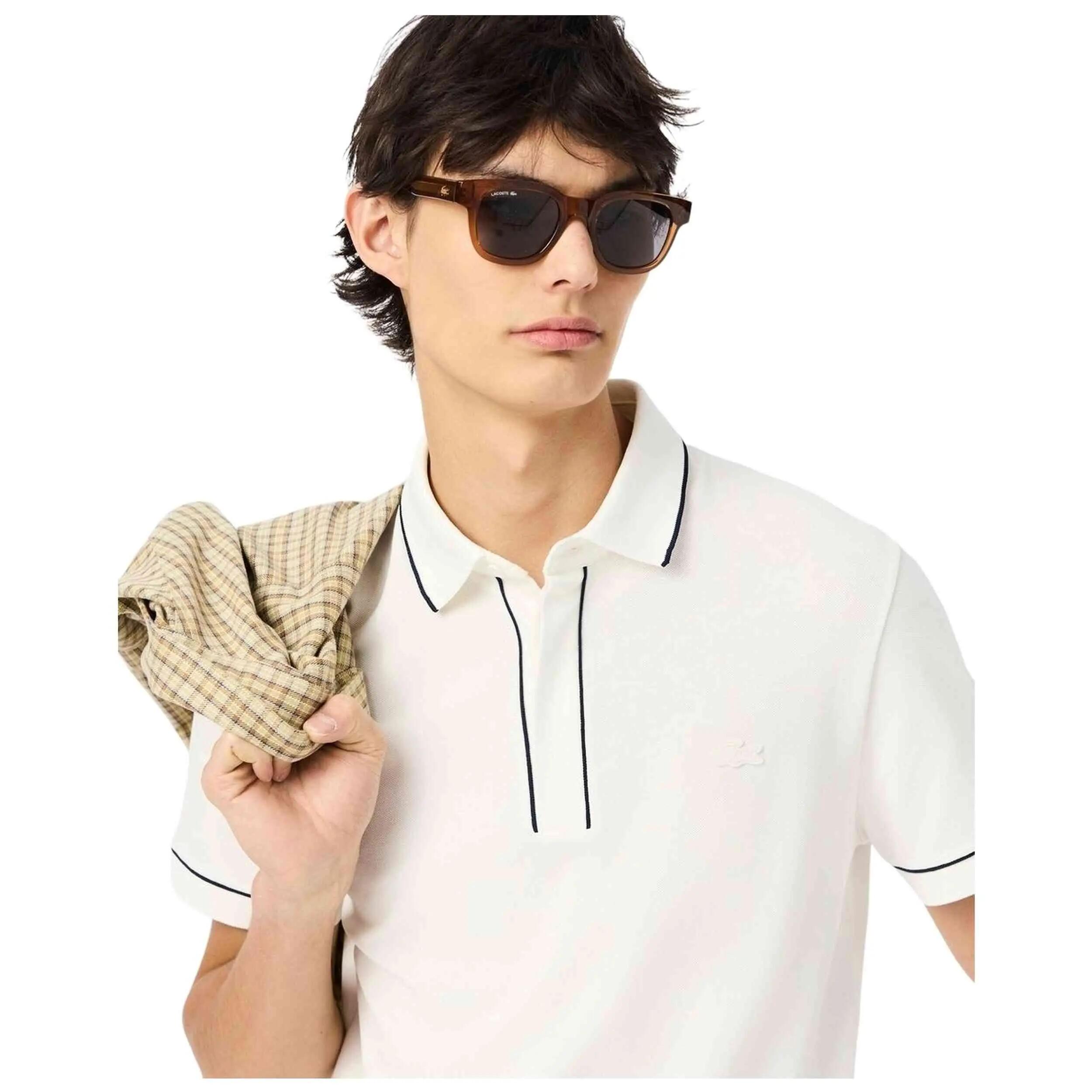 Polo a maniche corte Lacoste modello PH8184 00 70V-S per uomini 3/6