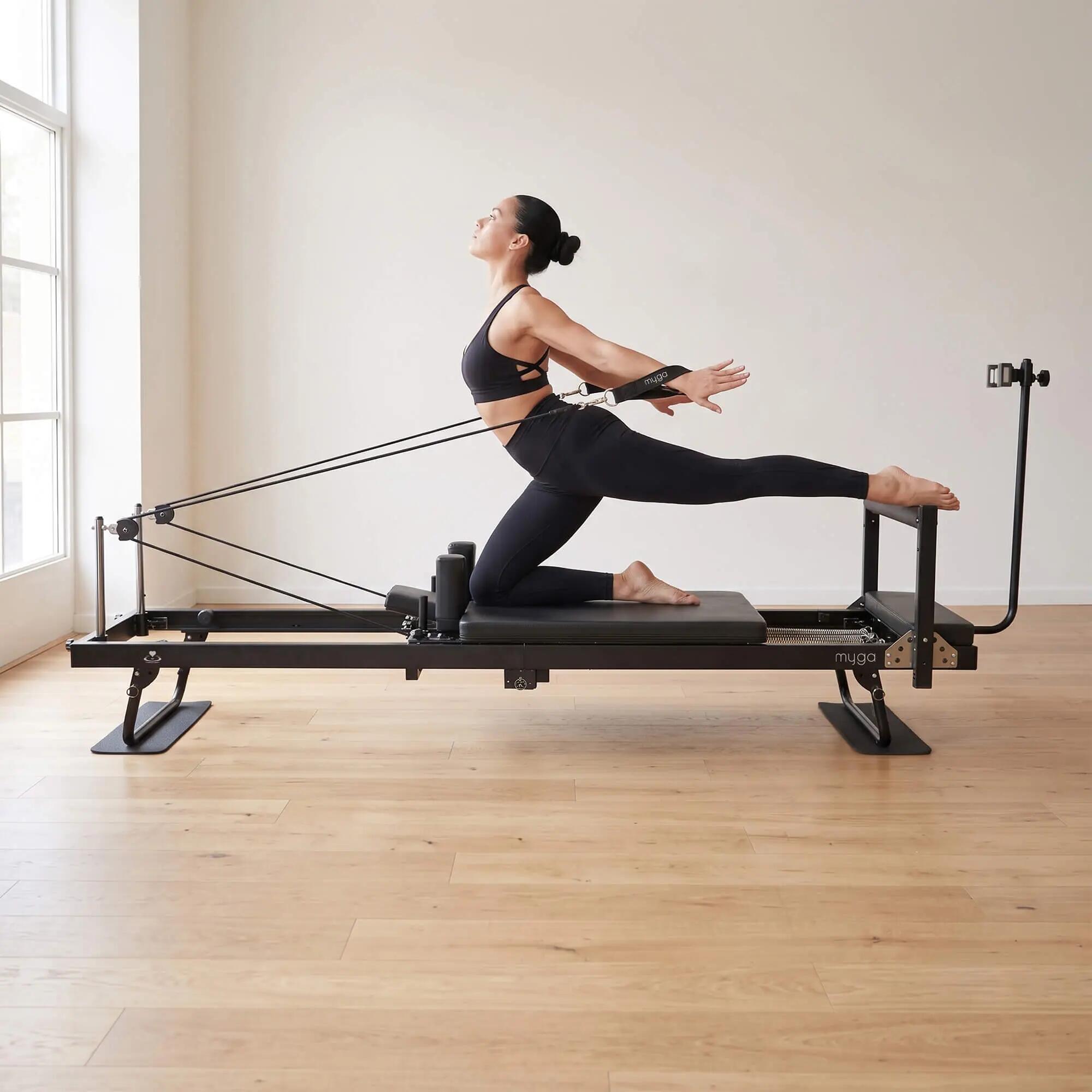 Reformerd Myga Pilates z platformą Springboard do ćwiczeń 5/7