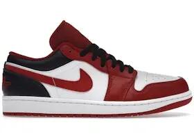 Zapatillas - Baloncesto - Bajas - Air Jordan 1 Low - Blanco/Negro-Rojo 2/4