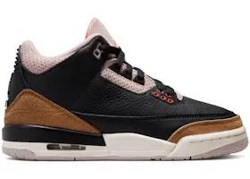 Chaussures - marche - enfants - rétro mid-top - Jordan 3 - noir/sable 3/3