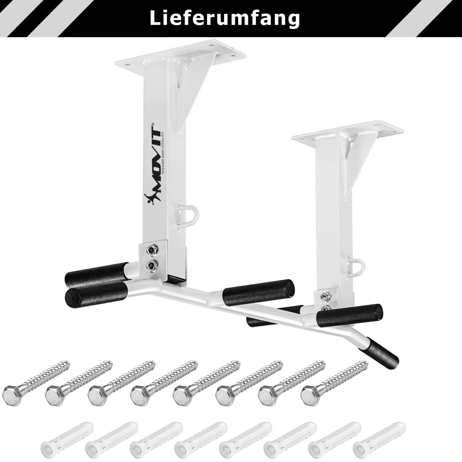 Klimmzugstange Deckenmontage Schwarz/Weiss 4/10