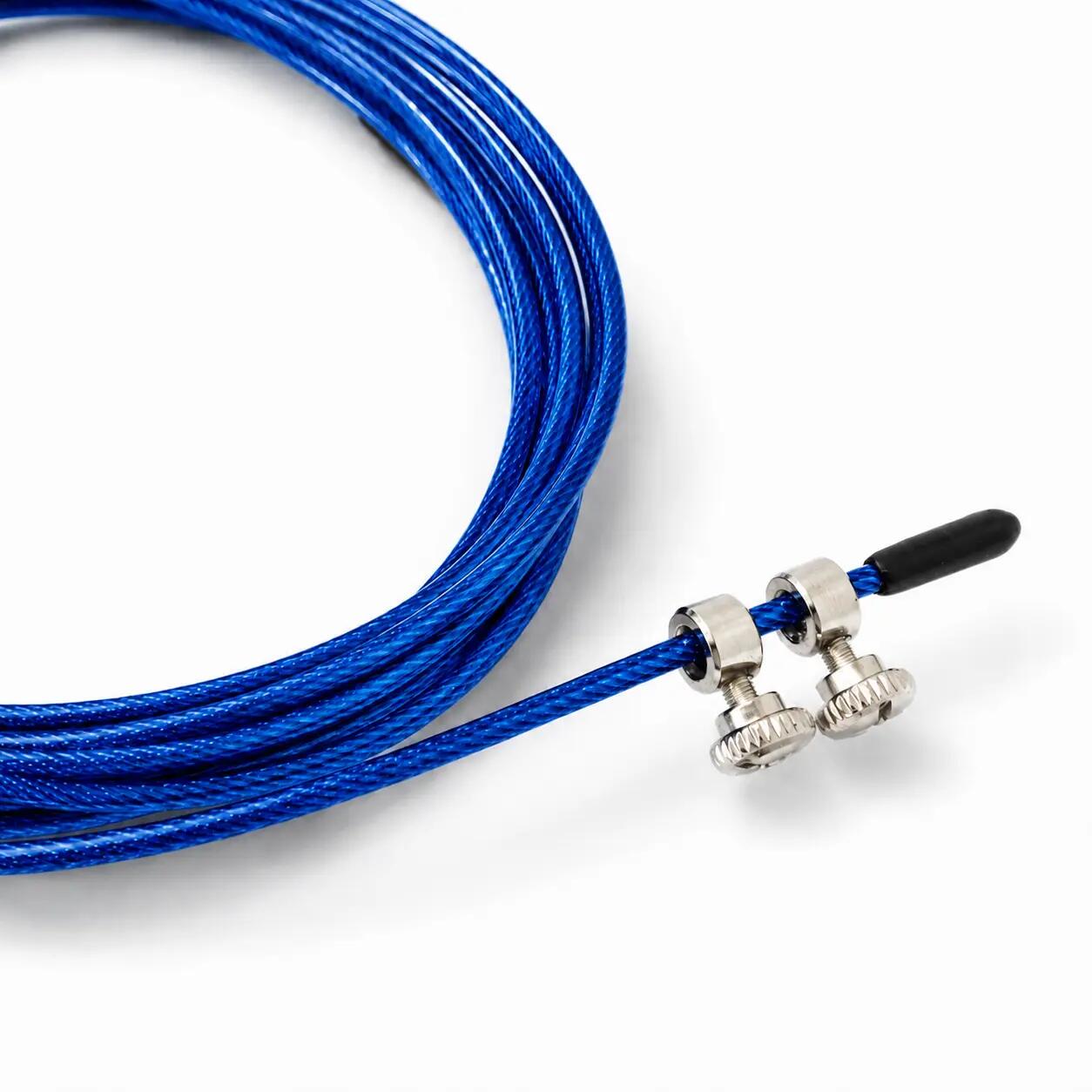 Profi Speed Rope Aluminium Springseil Crosstraining Fitness Gym RL Grips Blau 8/8