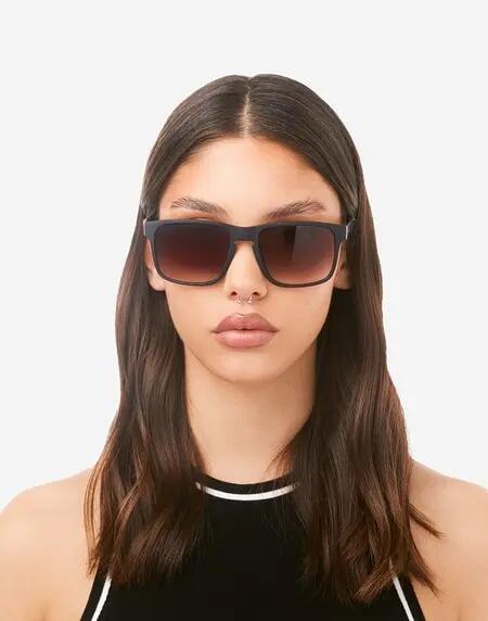 HAWKERS - Gafas de Sol para Hombre y Mujer PEAK METAL - BLACK SMOKY BROWN 6/8
