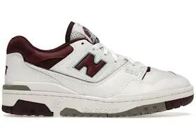 Chaussures - Sneakers - Unisexe - Confortables, synthétique - 550 Burgundy Cyan 3/4