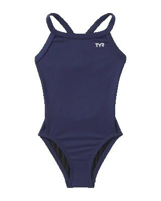 Tyr durafast elite® diamondfit solid badpak voor meisjes