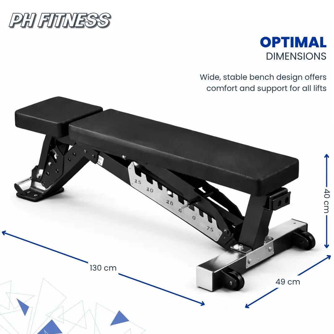 Banco ajustável EXPERT046 400 kg | PH Fitness 5/8