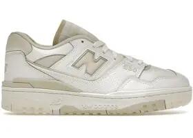 Unisex - basketball - schuhe - leder 550 - weiß/beige 3/3