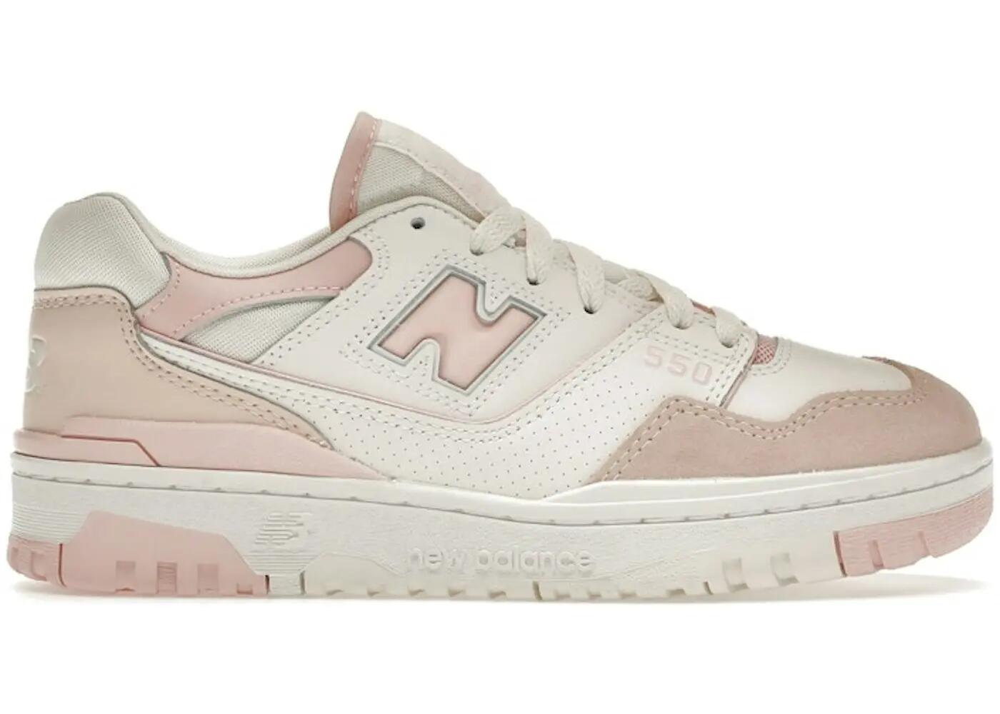 Unisex - basketball - schuhe - 550 - weiß/rosa pastell 2/3