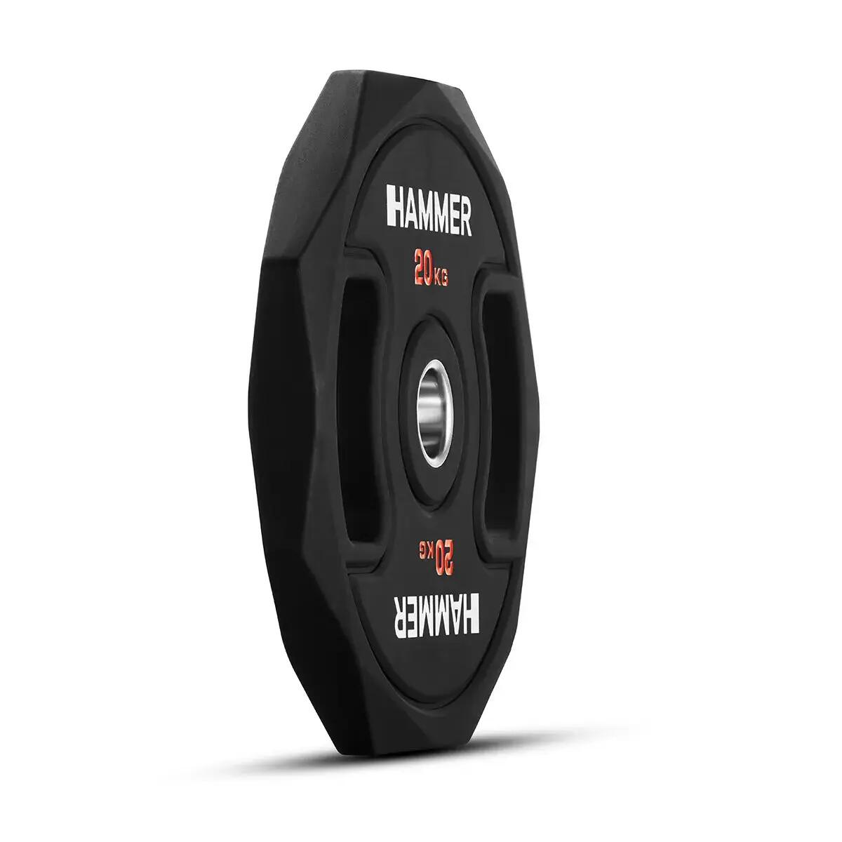 Disco Octagon TPU 1x5 kg diámetro 50 mm Hammer 14/15