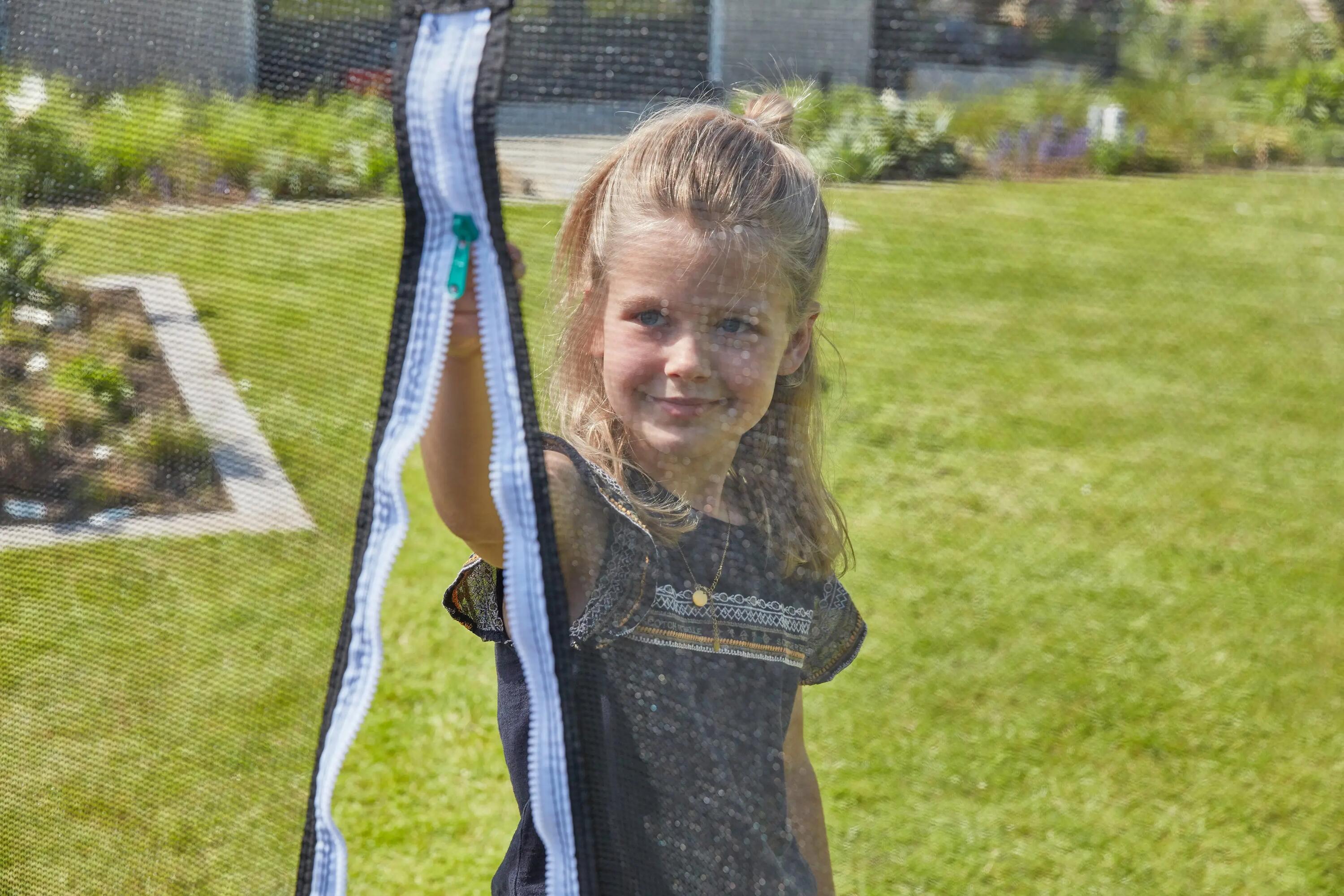 Trampoline - Comfort Edition Ground - 213 cm - Rond Zwart 10/16