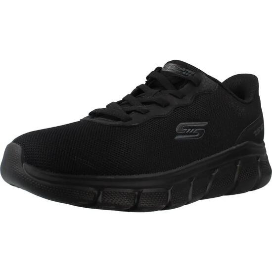Zapatillas Skechers Bobs B Flex - Glacial Edge, Negro, Hombre