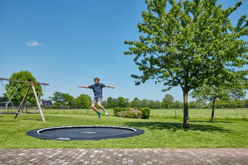 Royal Baseground Sports - Inground trampoline - ⌀427cm - Zwart 9/13