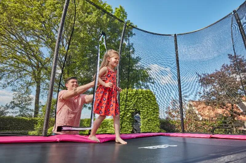 Trampolin - Comfort Edition - 305 cm - Rund Schwarz 9/15