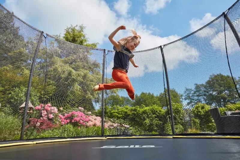 Trampoline - Comfort Edition Ground - 213 cm - Rond Zwart 8/16