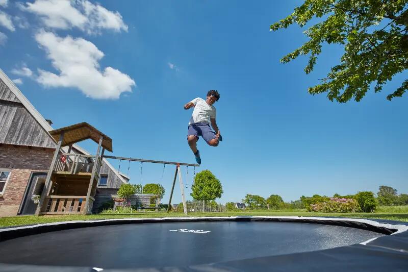 Royal Baseground Sports - Inground trampoline - ⌀427cm - Zwart 10/13