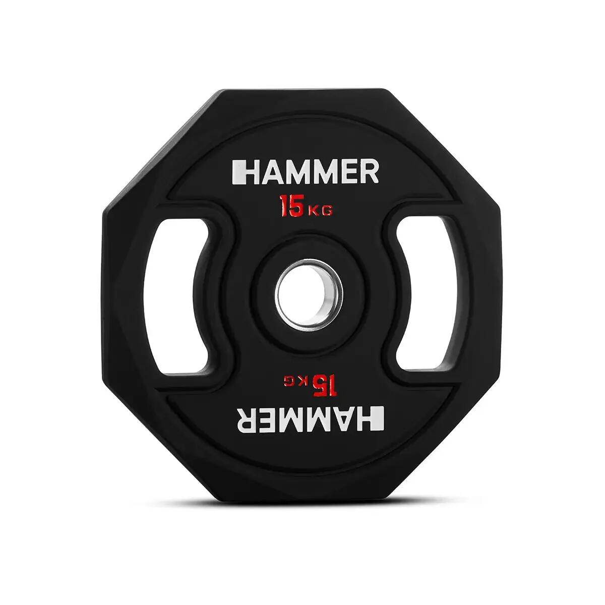 Disco Octagon TPU 1x5 kg diámetro 50 mm Hammer 11/15