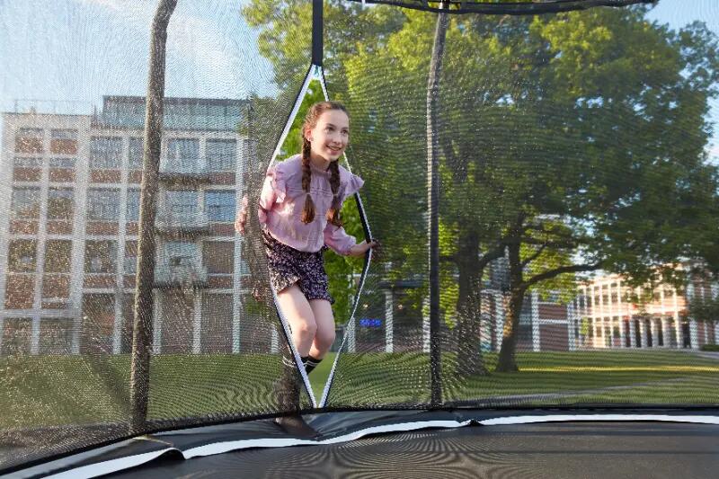 Premium Black Edition - ø251cm - Trampoline met veiligheidsnet - Rond - Zwart 10/16