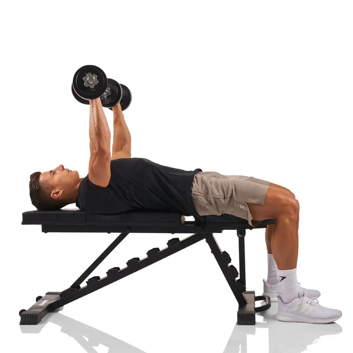 Posilovací lavice HAMMER skládací s negativním sklonem Folding Bench Force 6.0 15/15