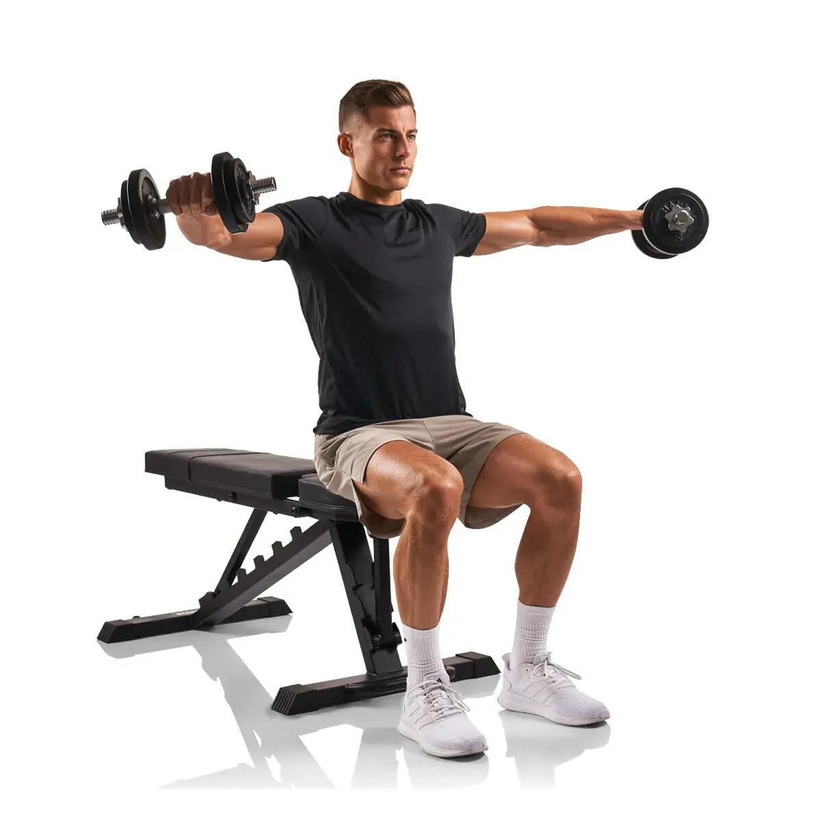 Posilovací lavice HAMMER skládací s negativním sklonem Folding Bench Force 6.0 13/15